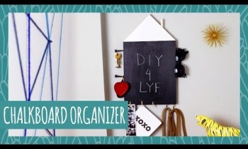 DIY Chalkboard Organizer- HGTV Handmade