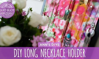 DIY Necklace Holder for Long Necklaces – HGTV Handmade