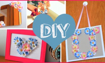 DIY ROOM DECOR ❤ Cheap & cute projects using fake flowers!!