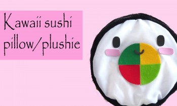 DIY ROOM DECOR ❤ kawaii sushi pillow!