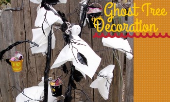 How to Make a Ghost Tree Decoration