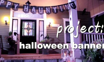 How To Make a Halloween Party Banner