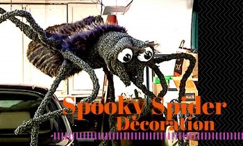 How to Make a Spooky Spider Decoration