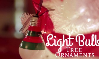 Light-Bulb Tree Ornaments