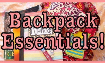 Backpack Essentials For High School & College