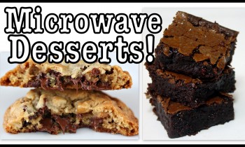 DIY: Microwave Brownie & Choc. Chip Cookie in a Mug!