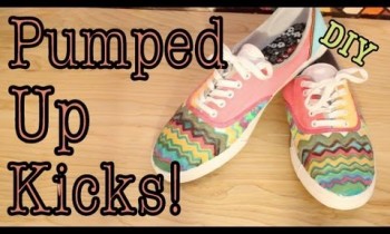 DIY: PUMPED UP KICKS – Crazy&Colorful Shoes!