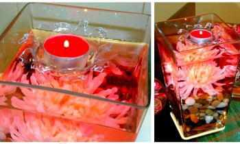 DIY ROOM DECOR ❤ FLOATING candle centerpiece!