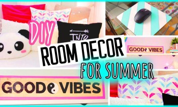 DIY ROOM DECOR For Summer! Colorful ideas to spice up your room!