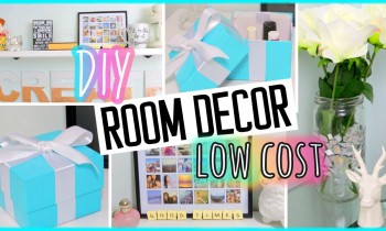 DIY ROOM DECOR! Low cost projects & recycling ideas!