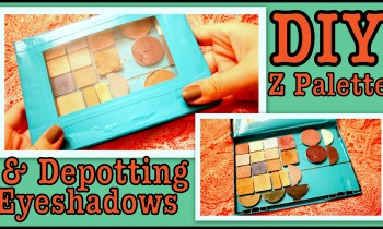 DIY: Z Palette & Depotting Eyeshadows