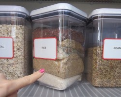 Organizational Tips: Rice Storage in the Kitchen Pantry