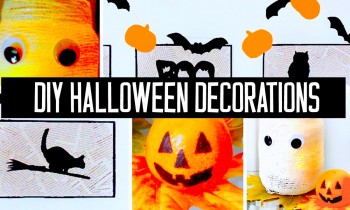 SUPER easy & affordable DIY Halloween decorations for your room or party!