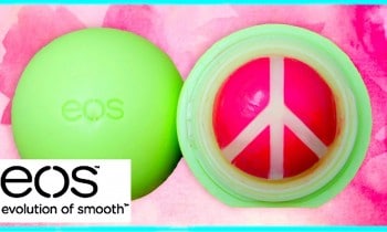 DIY EOS lip balm: peace sign design! EASY