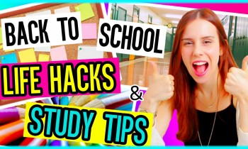 Back To School LIFE HACKS 2015 + Study Tips You NEED To Know! DIY Lover