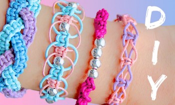 DIY friendship bracelets + GIVEAWAY! 4 easy stackable arm candy projects!