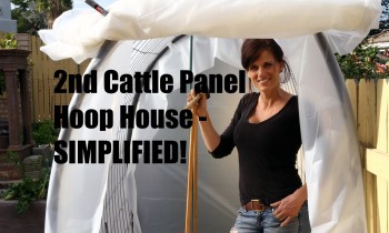 2nd DIY Cattle Panel Hoop House Build – Quick, Easy and SIMPLIFIED!