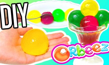 DIY EDIBLE giant ORBEEZ!! EASY ingredients! Yummy Orbeez for dessert!