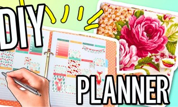 DIY PLANNER! ERIN CONDREN & KIKKI-K Style! + BIG announcement! Printable Stickers!