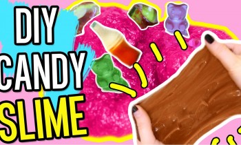 DIY EDIBLE CANDY SLIME! Chocolate Slime & Gummy Slime??!!