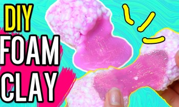 DIY FOAM CLAY! Make playfoam slime putty from simple ingredients!