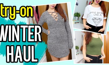 Winter/Spring Try-On HAUL 2016! SHEIN, ROMWE, DRESSLINK & more!