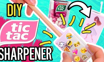 DIY TIC-TAC SHARPENER! EASY DIYs you have to try! DIY school supplies!