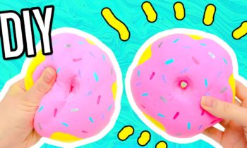 DIY DONUT SQUISHY!! Make your own STRESS BALLS EASY!!