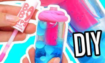 DIY Lava-Lamp style BABY LIPS lip gloss!!