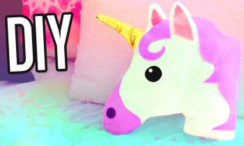 DIY UNICORN EMOJI PILLOW! DIY room decor (Sew/no sew) | Lovely gift idea!