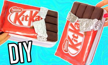 DIY KIT KAT Notebook! WEIRD Back To School Supplies You Need To Try!