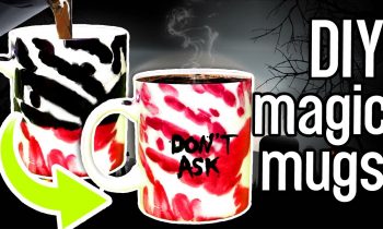 DIY Color Changing MAGIC MUGS! HALLOWEEN Edition!