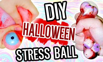 DIY Eyeball STRESS BALL! Spooky SQUISHY For HALLOWEEN!