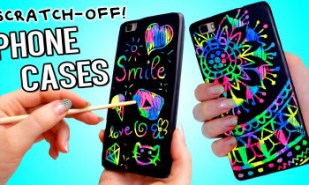 DIY Scratch-Off Phone Cases! Magic Reusable Iphone Cases! NO Wax Crayons!