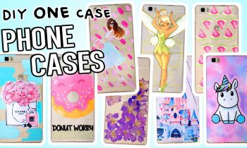 10 DIY PHONE CASE ideas! Using ONE case! Disney, Tumblr & more!