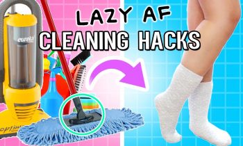 LAZY AF Life HACKS To Clean Your ROOM For 2017! Don’t Make Your bed!