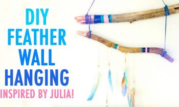 DIY Feather Wall Hanging Inspired by Julia – HGTV Handmade