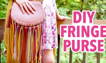 DIY Fringe Purse- HGTV Handmade