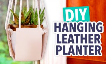 DIY Hanging Leather Planter – HGTV Handmade