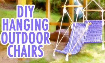 DIY Hanging Outdoor Chairs- HGTV Handmade