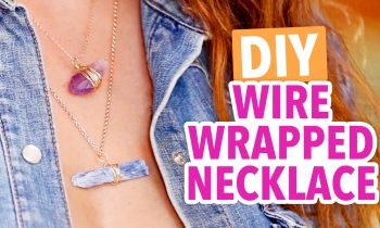 DIY Wire-Wrapped Stone Necklace ~ Fall Fashion DIY – HGTV Handmade