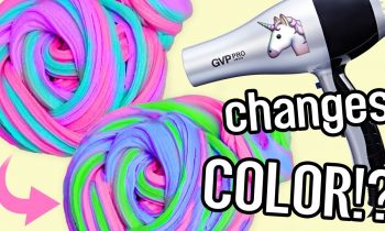 DIY COLOR CHANGING Unicorn SLIME! Two EASY Ways! NO borax/detergent