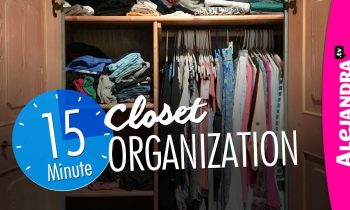 Closet Organization (Quick 15-Minutes!)