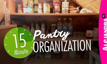 Pantry Organization (Quick 15-Minutes!)