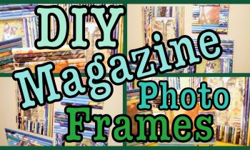 DIY: Magazine Photo Frames! Roomspiration!